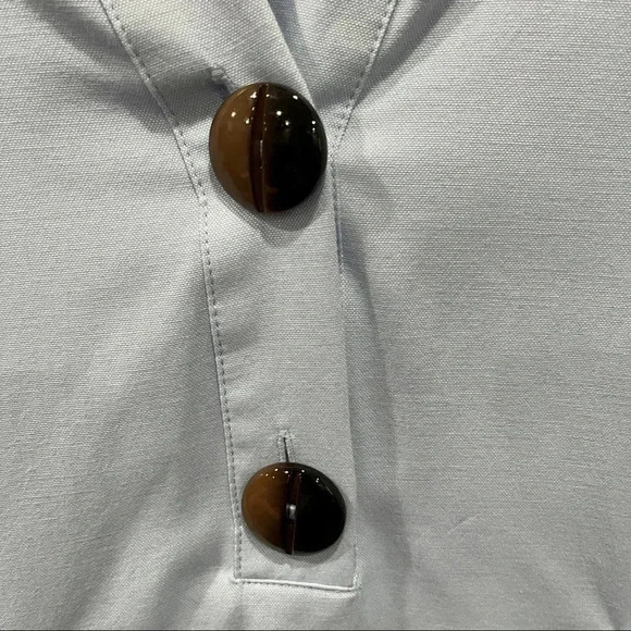 Zara Basic midi Tunic Dress with big chunky buttons and waist cinched belt❤️ - Picture 8 of 14